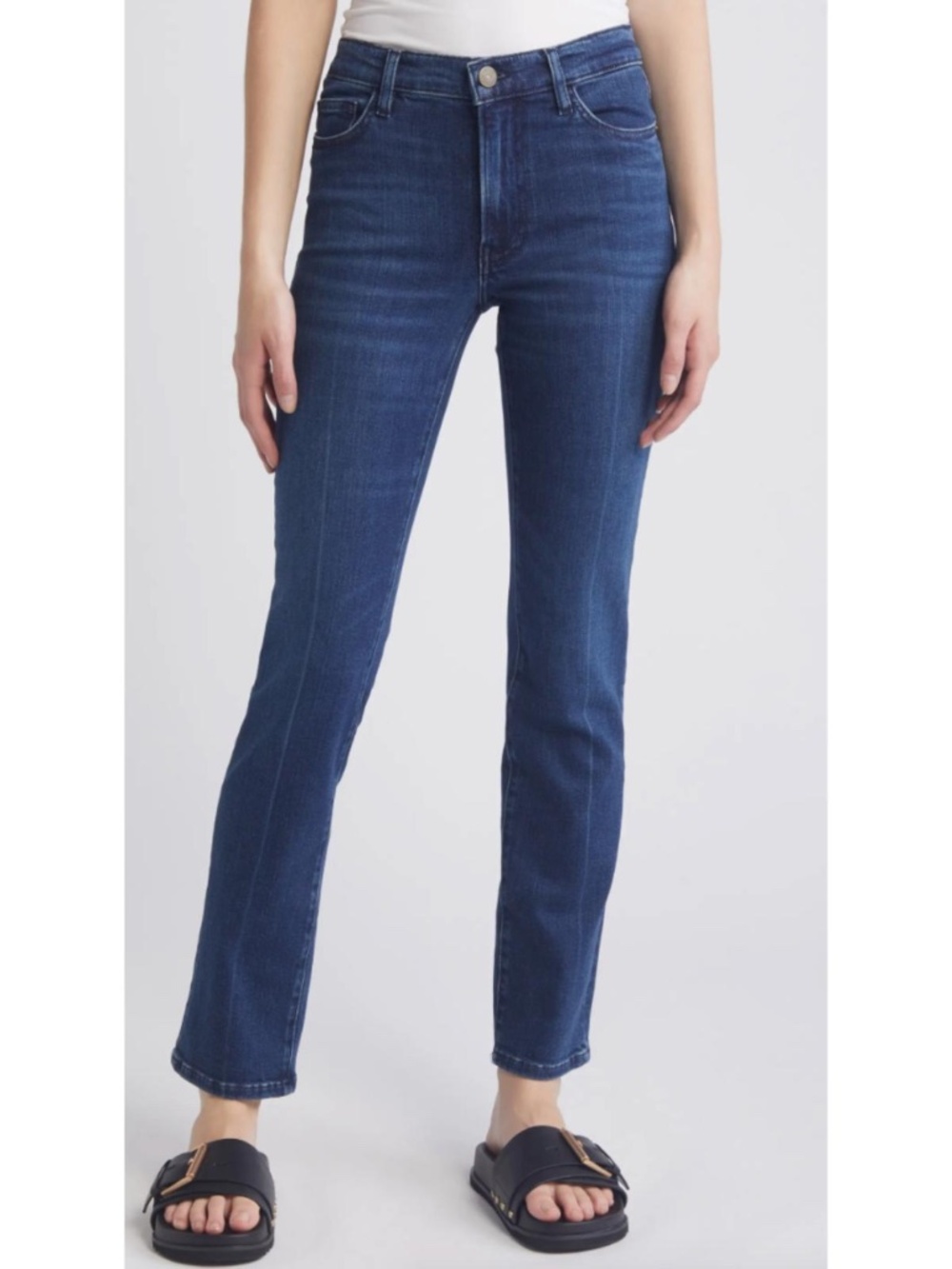 FRAME Le High Straight Jeans